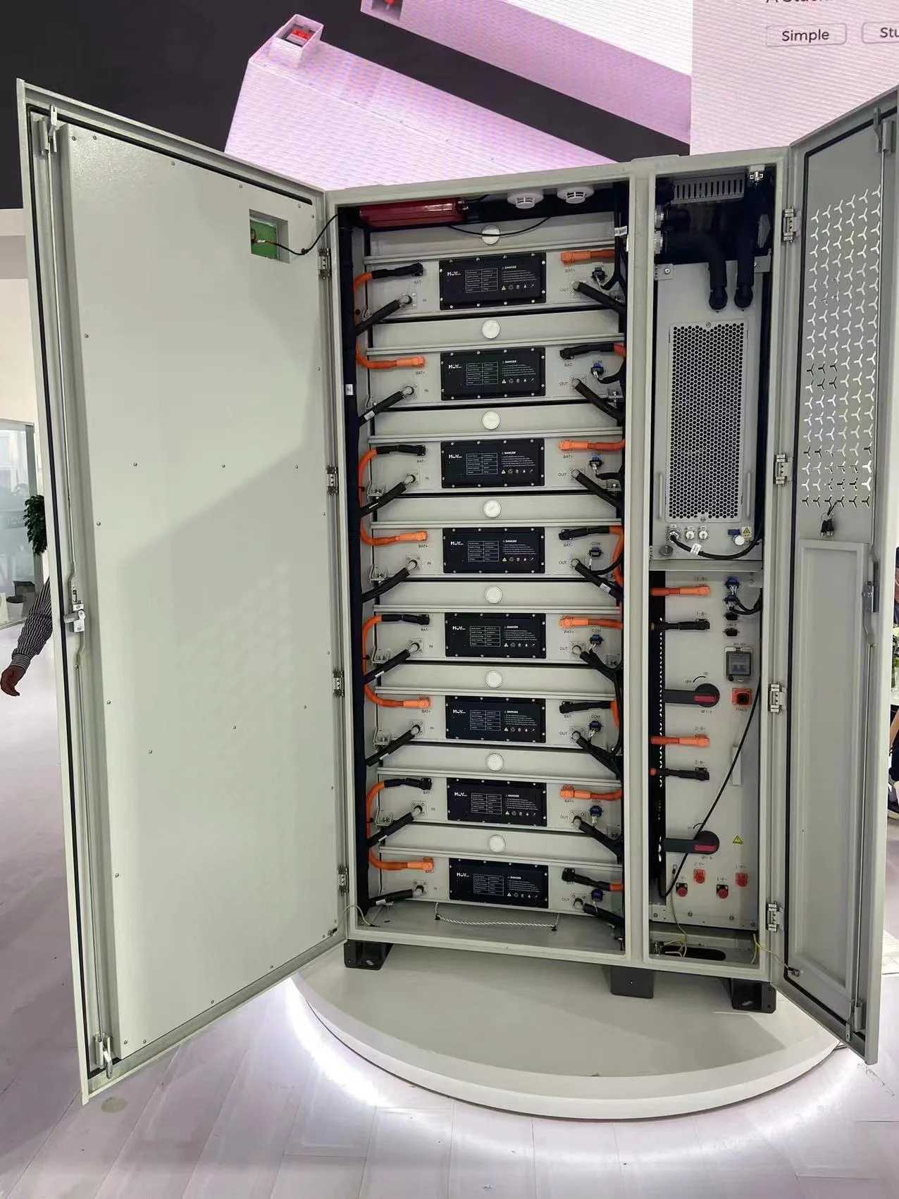 outdoor battery cabinet
